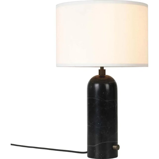 Stone Space Copenhagen 'Gravity' Table Lamp in Blackened Steel for Gubi For Sale - Image 7 of 9