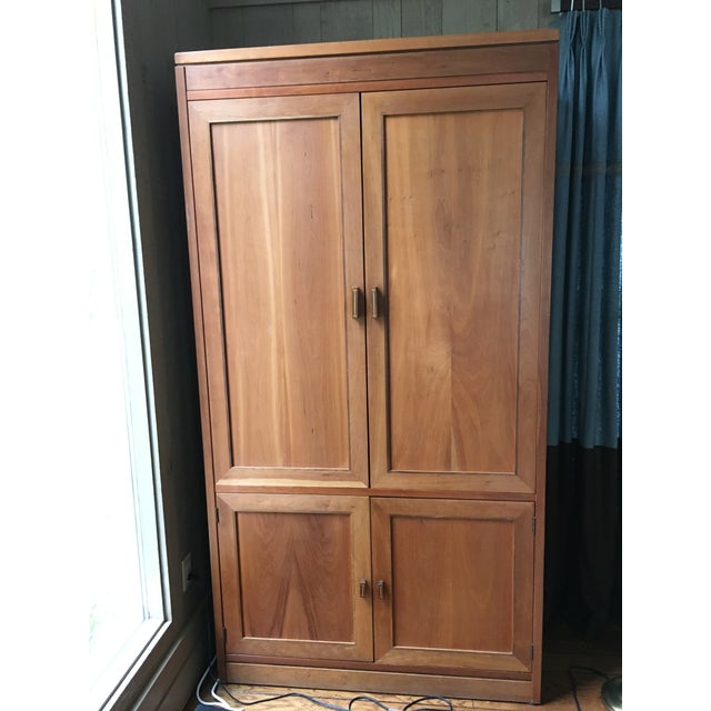 Stickley Cherry Wood Armoire Chairish