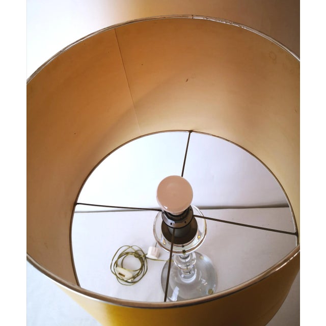 Table Lamps With Glass Base, 1960s, Set of 2 For Sale - Image 9 of 13