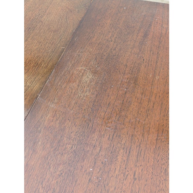 Brown Vintage Antique Gate Leg Drop Leaf Dining Table For Sale - Image 8 of 11