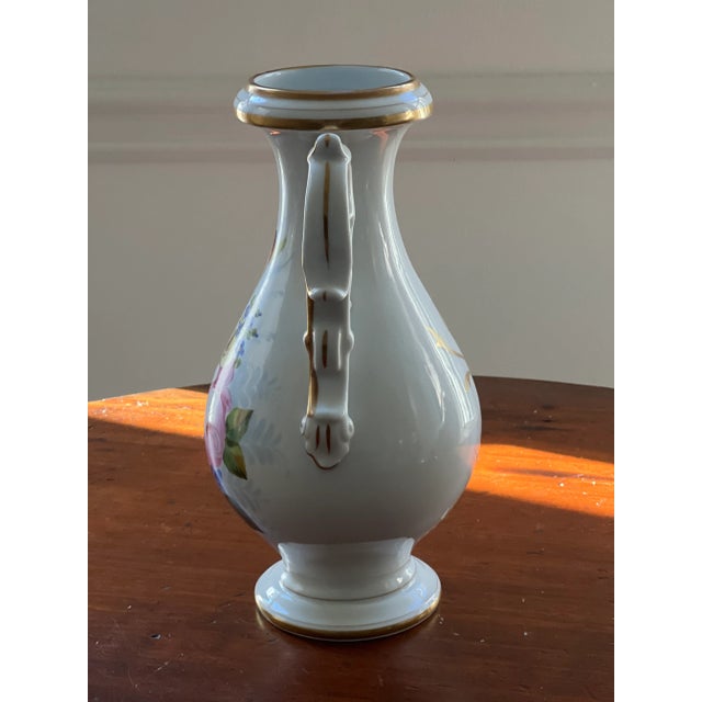 Vista Alegre Vintage Hand Painted Vase— a Pair For Sale - Image 4 of 12
