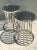 Vintage Metal and Glass Side Tables - A Pair For Sale - Image 9 of 12