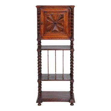 Antique French Magazine Rack, 1890 For Sale