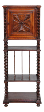 Antique French Magazine Rack, 1890