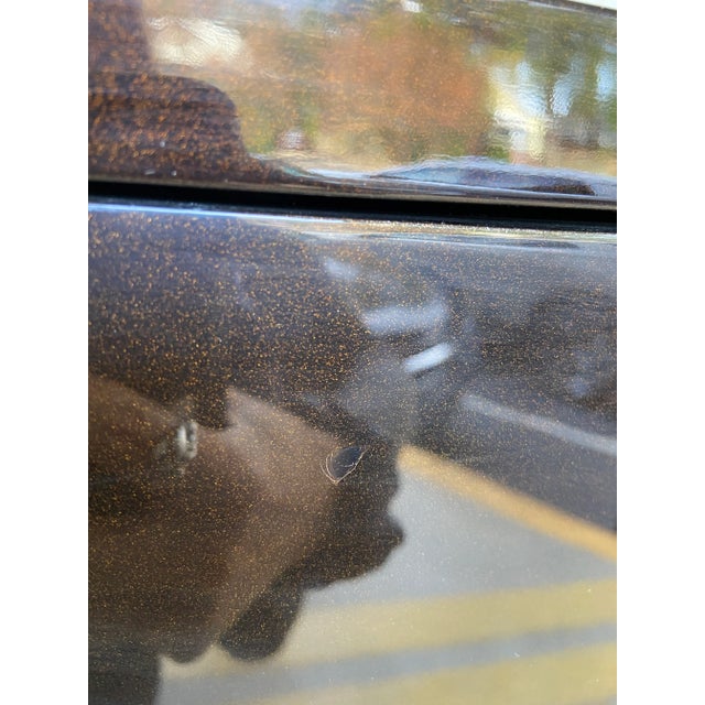 Modern Regina Andrew Drop Front Metallic Bronze Lacquer Nightstand For Sale - Image 9 of 10