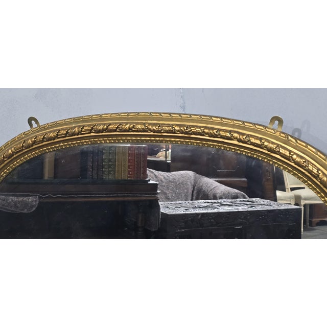 Victorian Gilt Overmantle Mirror, 1880s For Sale - Image 3 of 8