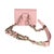Contemporary Pink Quilted Lambskin Elegant Chain Mini Belt Bag For Sale - Image 3 of 7
