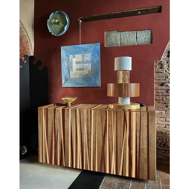Tarsia TS2 Sideboard by Mascia Meccani for Meccani Design For Sale - Image 11 of 13
