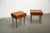 Set of nightstands made in Italy in the 1970s. The nightstands are made from teak with a naturally curved design and...