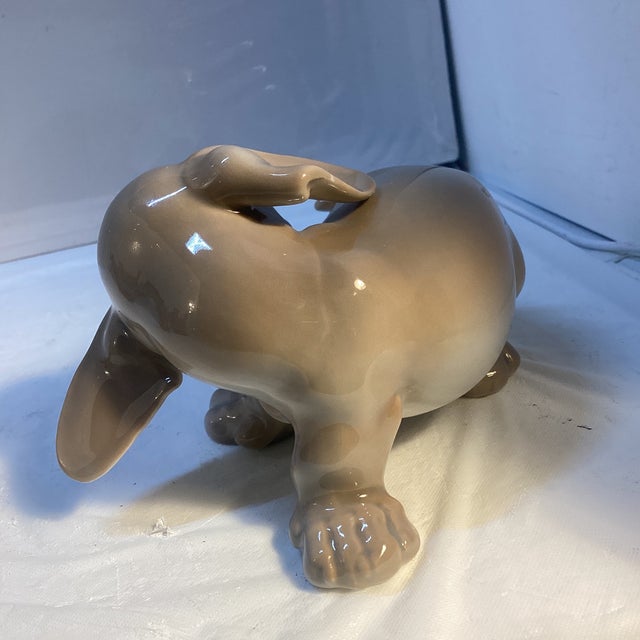 Mid 20th Century Royal Copenhagen Porcelain Figurine, Dachshund Puppy For Sale In Las Vegas - Image 6 of 11