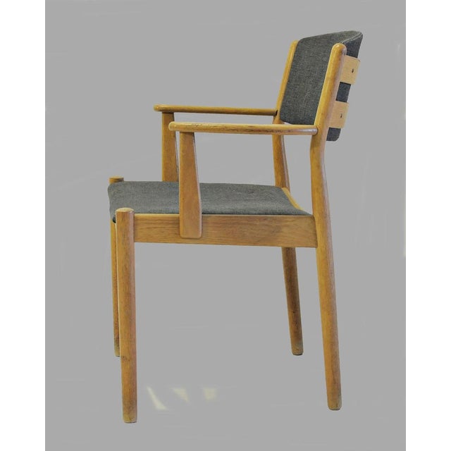 Set of 2 armchairs in oak designed by Poul Volther for FDB Møbler in 1954. The chairs have been restored and refinished by...