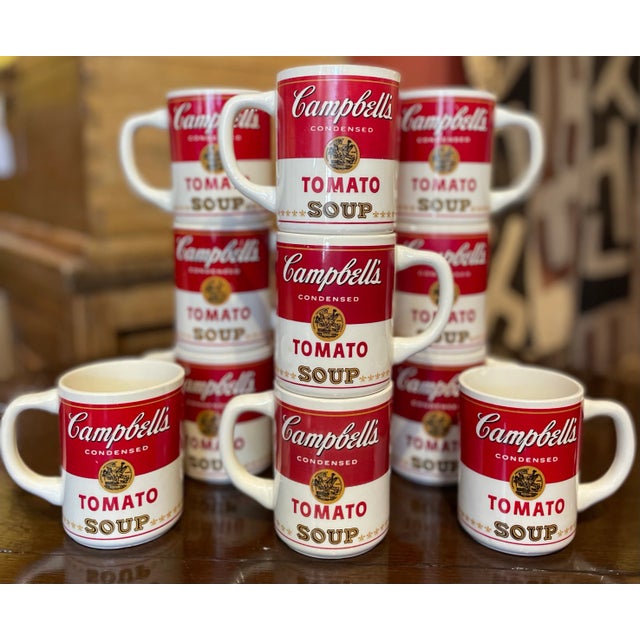 1968 First Edition Campbell's Soup Mugs Set of 11 Chairish