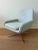 Exceptional Danish design swivel chair in pastel blue. Sophisticated and modern design for any home. Beautiful, sleek,...