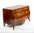 French Antique Marble Top Floral Marquetry Inlaid Mahogany Commode / Credenza For Sale - Image 3 of 12
