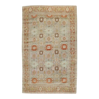 Antique Zabihi Collection Persian Senneh Accent Rug - 4'4" x 6'8" For Sale