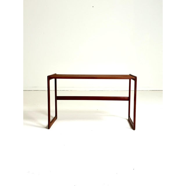 Teak Side Table, Arne Hovmand-Olsen, Denmark, 1960s A refined side table designed by Danish designer Arne Hovmand-Olsen in...