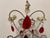Ruby Red Crystal Beaded Sconces, 1940s, Set of 2 For Sale - Image 11 of 15