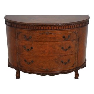 Romweber Vintage Walnut Georgian Commode Dresser Chest For Sale