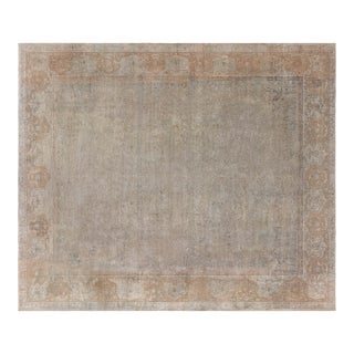 Fine Antique Indian Handmade Wool Rug For Sale