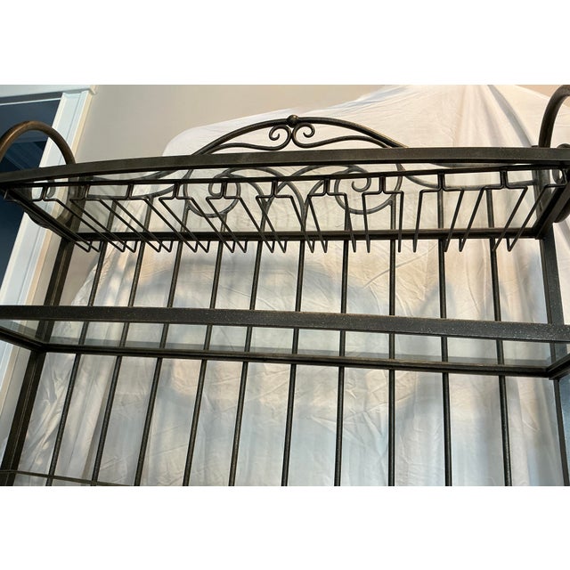 Old World Metal Bakers/Wine Rack For Sale In Cleveland - Image 6 of 17