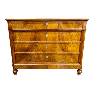 19th Century French Walnut Charles X Commodes For Sale