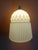 Vintage White Glass Pendant Lights, 1990s, Set of 2 For Sale - Image 3 of 10