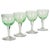 Vintage Uranium Glass Aperitif Glasses from Val Saint Lambert, 1920s, Set of 8 For Sale - Image 14 of 18