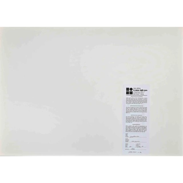 Abstract Composition is a screen print on paper realized by Antonio Sanfilippo in 1971. Hand-signed and dated in pencil on...