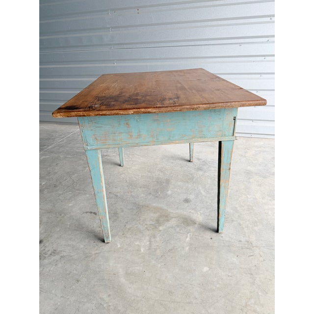 19th Century Primitive English Work Table For Sale - Image 9 of 13