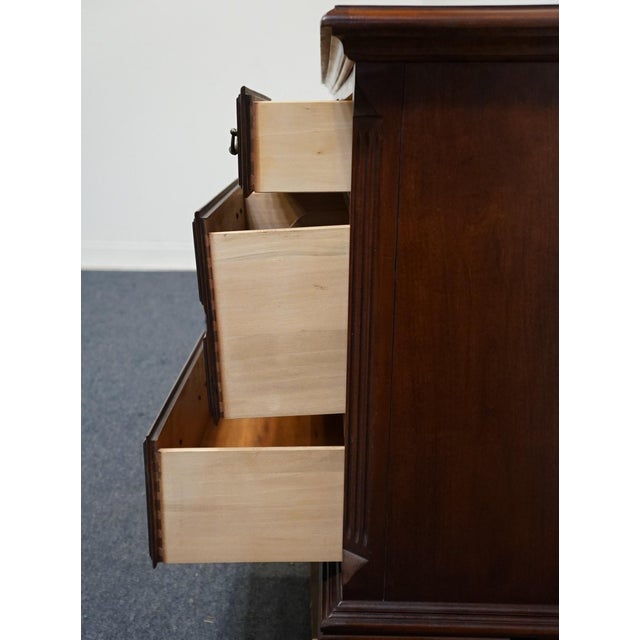 Thomasville Furniture Collector's Cherry Traditional Style 72" Triple Door Dresser For Sale - Image 9 of 15