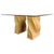 Vintage McGuire Twisted Rattan Double Pedestal Organic Modern Glass Top Dining Table For Sale - Image 12 of 12