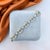 Art Deco Green and Clear Paste Flower Bracelet, 1930s For Sale - Image 3 of 10