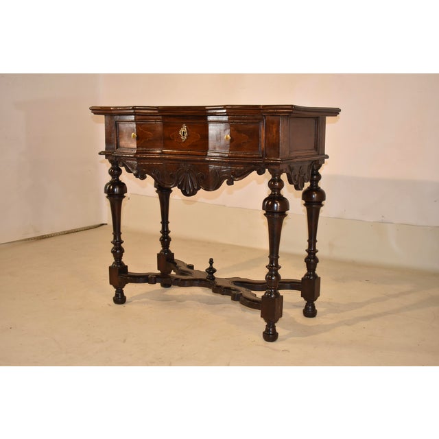 Brown 18th Century Italian Walnut Console For Sale - Image 8 of 15