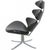 Vintage Corona Chair in Black Leather by Erik Jørgensen, 2020 For Sale - Image 9 of 15