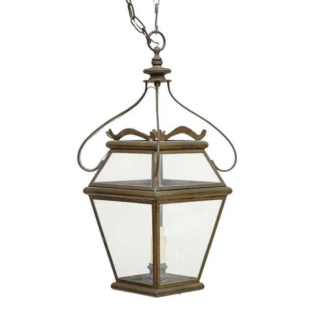 Vintage Brass Lantern For Sale