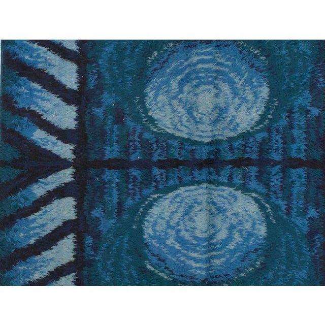 Vintage European Shag Wool Rug 5’6" x 7’9". A generic, general term referring to French, English, Spanish, Austrian and...