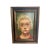 Wood Early 20th Century Oil on Board Painting, Portrait of Woman, Framed Artist Signed For Sale - Image 7 of 7
