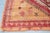 Red Vintage Moroccan Berber Rug in Saffron, Coral and Black, 71 X 145 In, 1960s For Sale - Image 8 of 12
