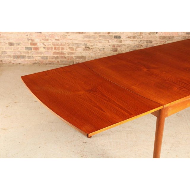 Brown Mid-Century Extending Teak Dining Table from Beithcraft, Scotland, 1960s For Sale - Image 8 of 12