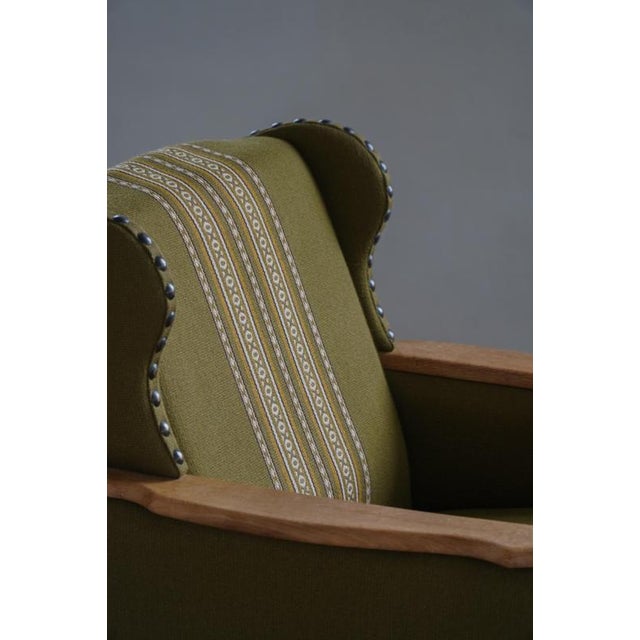 Mid-Century Modern Danish Oak Lounge Chairs by Henning Kjærnulf, 1960s, Set of 2 For Sale - Image 15 of 18