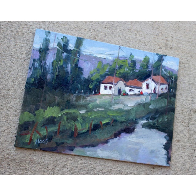 Contemporary Impressionist Style Modern Oil Painting Landscape For Sale - Image 3 of 5
