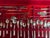 Mid-Century Modern Modernist Stainless Steel Flatware Set in Wooden Cabinet, 1960s, Set of 130 For Sale - Image 3 of 8