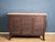 Wood Louis XIV Style Curved Chest of Drawers with Inlays, Gilded Bronze Finishes and Marble Top For Sale - Image 7 of 8