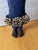 Wood Pair of Vintage Namji (Namchi) Fertility Dolls — Cameroon Tribal Art, Hand-Beaded With Cowrie Shells For Sale - Image 7 of 7
