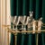 Mid-Century Modern Vintage Tiffin Franciscan Shooting Star Water Goblets-Set of 7-Etched Stemware For Sale - Image 3 of 9