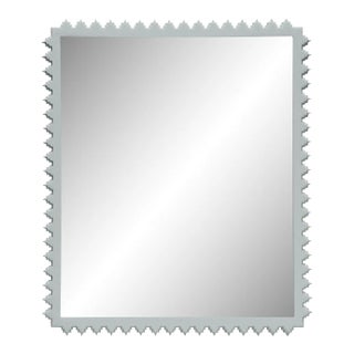 Fleur Home Carnival Muses Rectangle Mirror in Pelican Gray, 36x47.5 For Sale