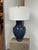 Barbara Cosgrove Cobalt Lapis Table Lamp For Sale - Image 4 of 12
