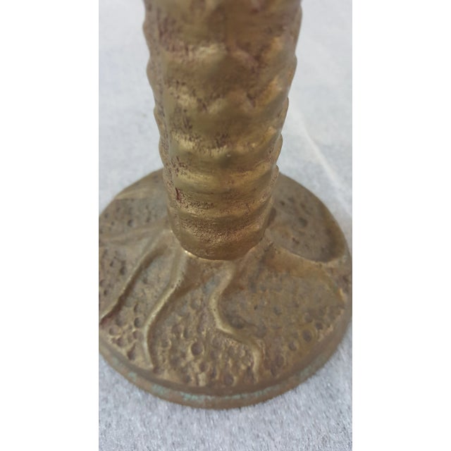 Maitland Smith Palm Tree Candle Holder For Sale In New York - Image 6 of 7