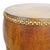 Chinese Vintage Natural Wood Drum Coffee Table For Sale - Image 3 of 4