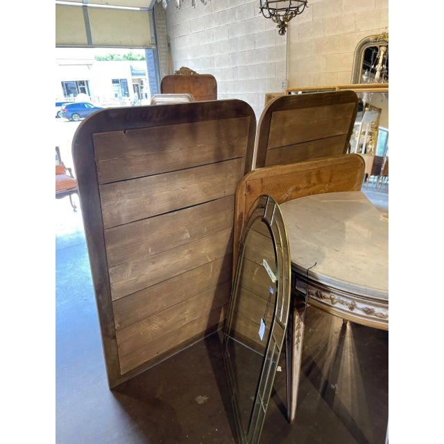 Mid 20th Century French Louis Philippe Style Mirror With Geometric Pattern- a Pair For Sale - Image 9 of 10